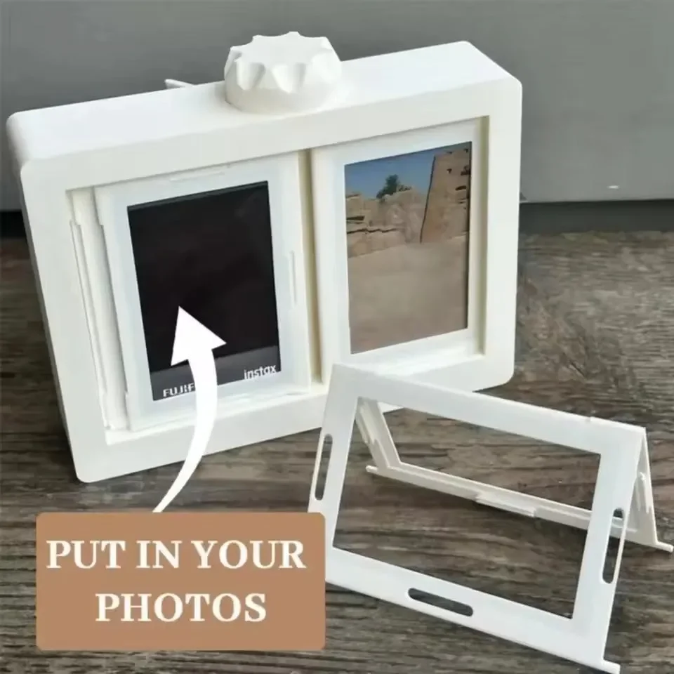 12 Slots Rotating Photo Frame Carousel - Image 2
