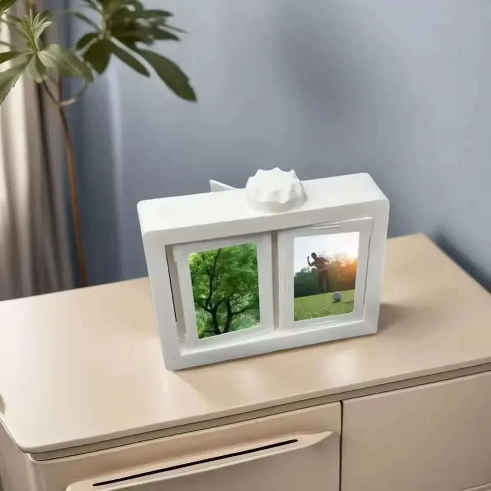 12 Slots Rotating Photo Frame Carousel - Image 7