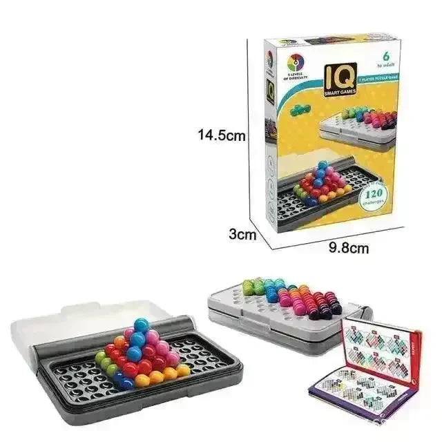 120 Challenges IQ 3D Puzzle Board Game - Image 7