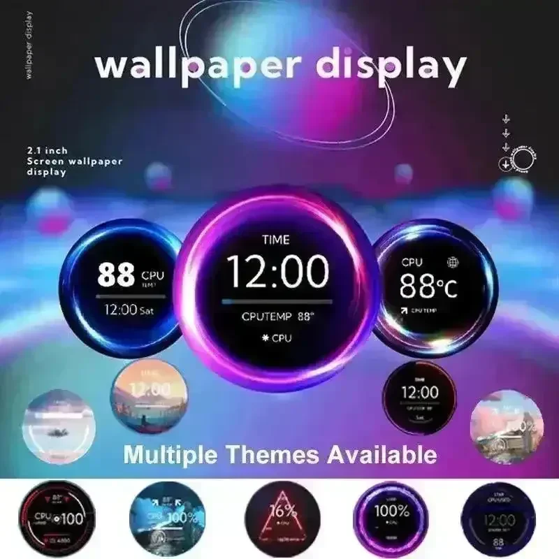 2.1-inch IPS Round Secondary Screen - Image 2