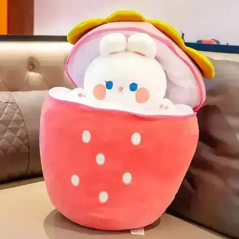 2 in 1 Bunny Pig Plush Toy (30 cm) - Image 4