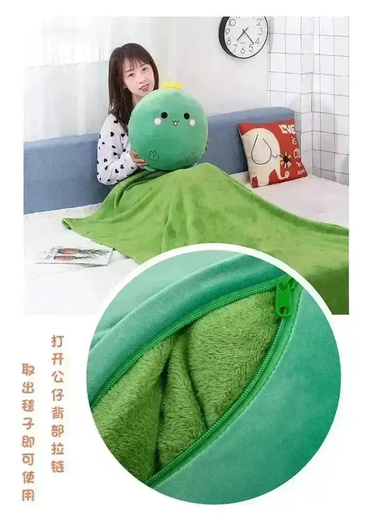 2 in 1 Cartoon Pillow & Blanket - Image 9