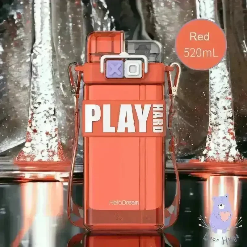 2 in 1 Play Tritan Water Bottle (520 ml) - Image 10