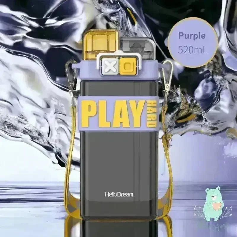 2 in 1 Play Tritan Water Bottle (520 ml) - Image 12