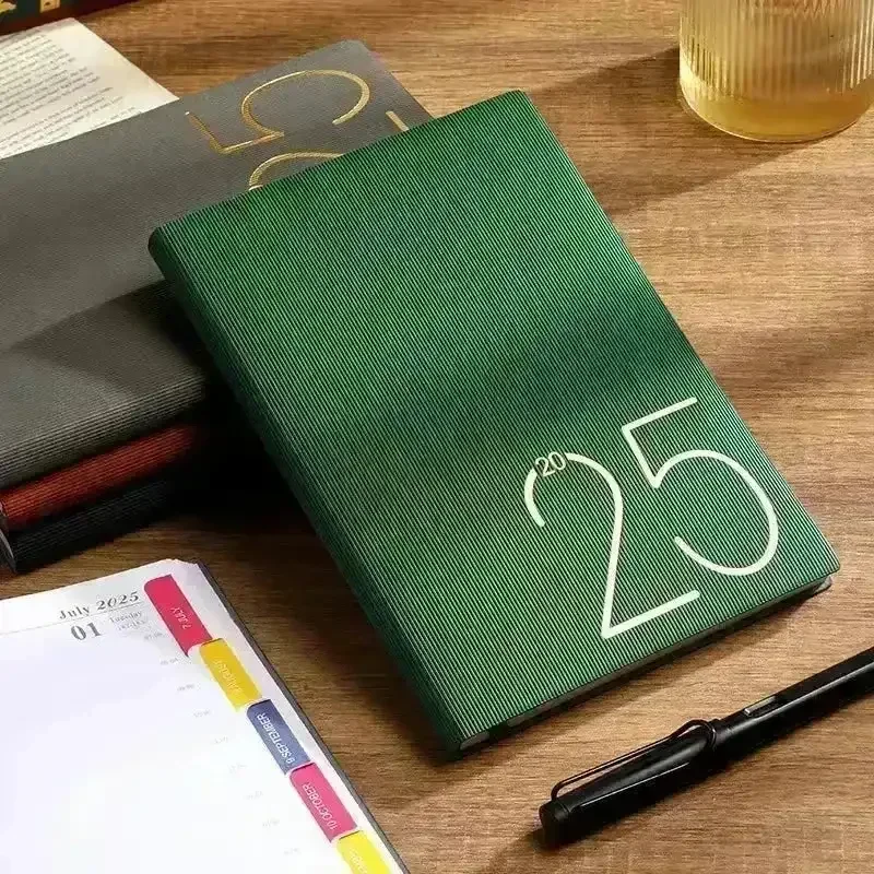 2025 Leather Textured Yearly Planner - Image 3
