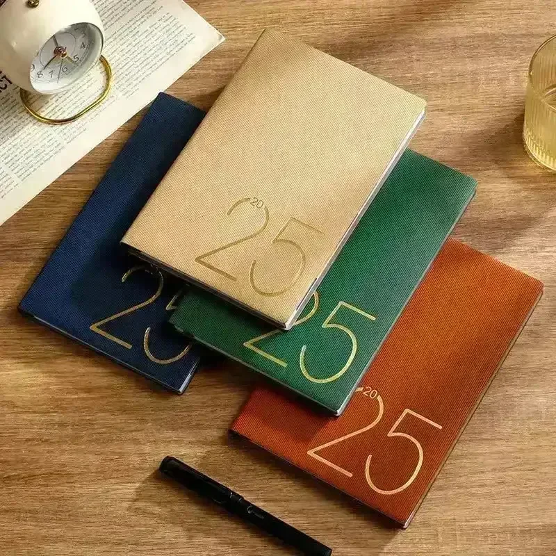 2025 Leather Textured Yearly Planner - Image 5