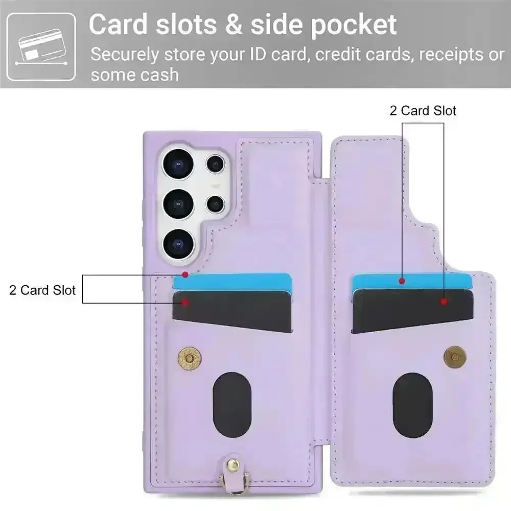 3 in 1 Crossbody Floral Phone Case (For Samsung) - Image 6