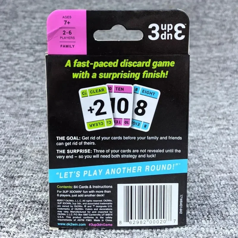 3 Up 3 Down Card Game - Image 2
