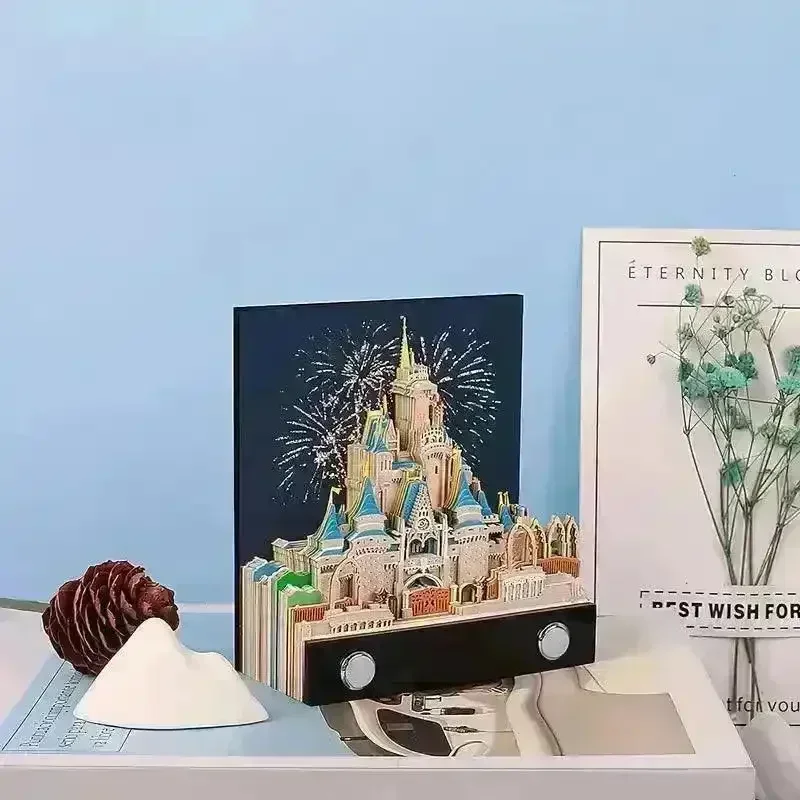 3D Art Rip Away Castle Memo Calendar - Image 5