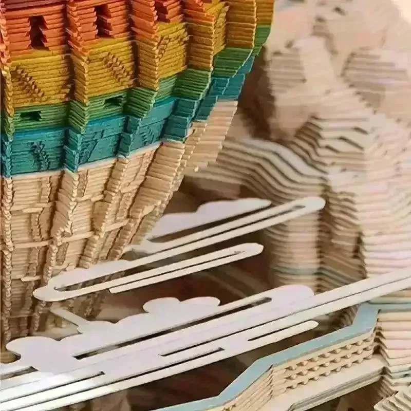 3D Art Rip Away Hot Air Balloon Calendar - Image 7