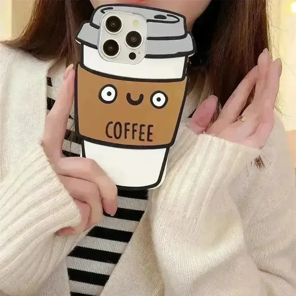 3D Coffee Cup Phone Case (For iPhones) - Image 2
