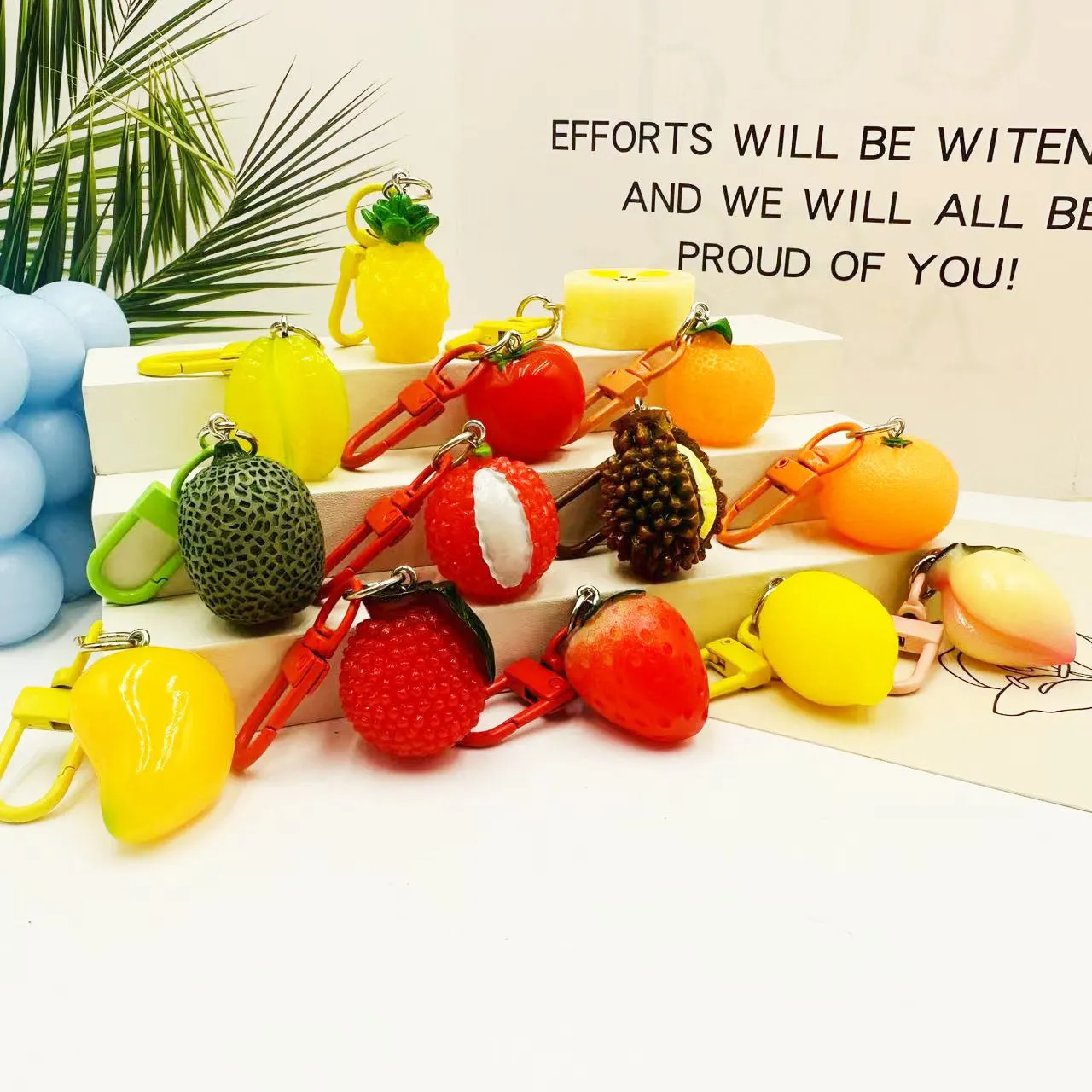 3D Creative Simulation Fruit Keychain - Image 3