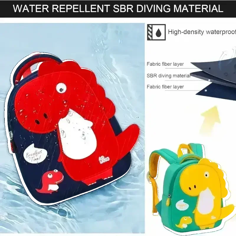 3D Dinosaur Kindergarten Kids Backpack - Image 6