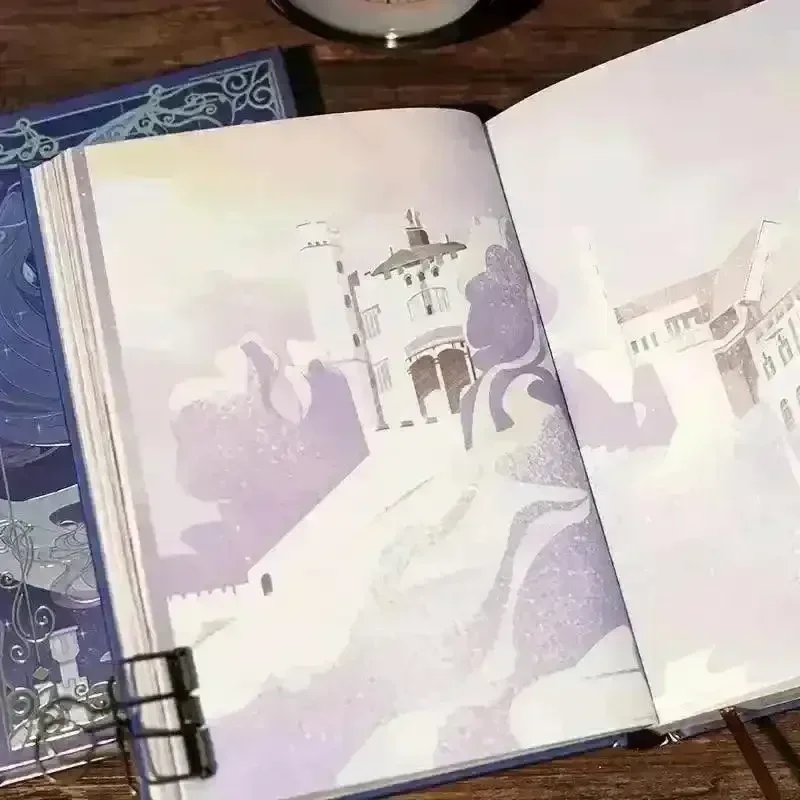 Vintage European Castle Metal Color Notebook - Image 7