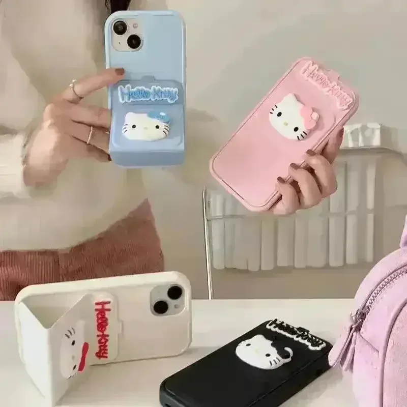 3D Hello Kitty Folding Stand Phone Case (For iPhones) - Image 2