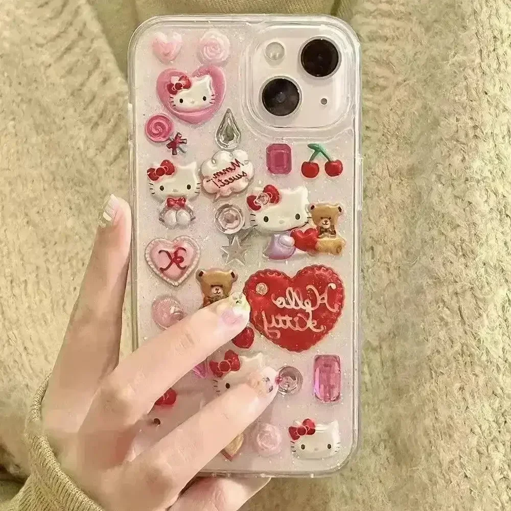 3D Hello Kitty Sticker Case (For iPhones) - Image 2