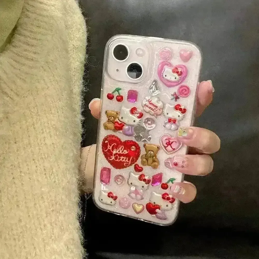 3D Hello Kitty Sticker Case (For iPhones) - Image 3