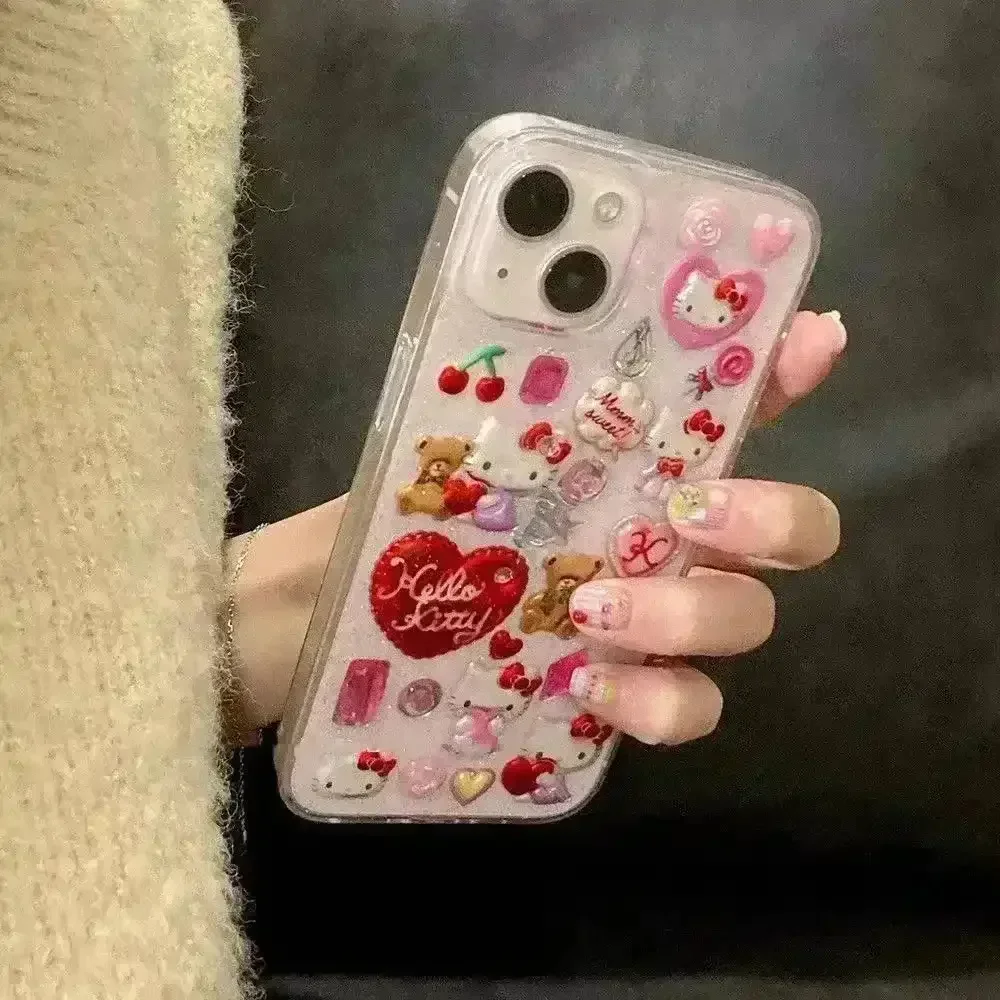 3D Hello Kitty Sticker Case (For iPhones) - Image 4