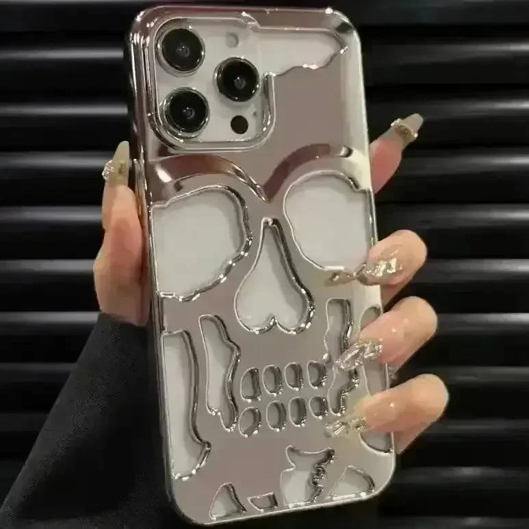 3D Hollow Skull Phone Case (For iPhones) - Image 13