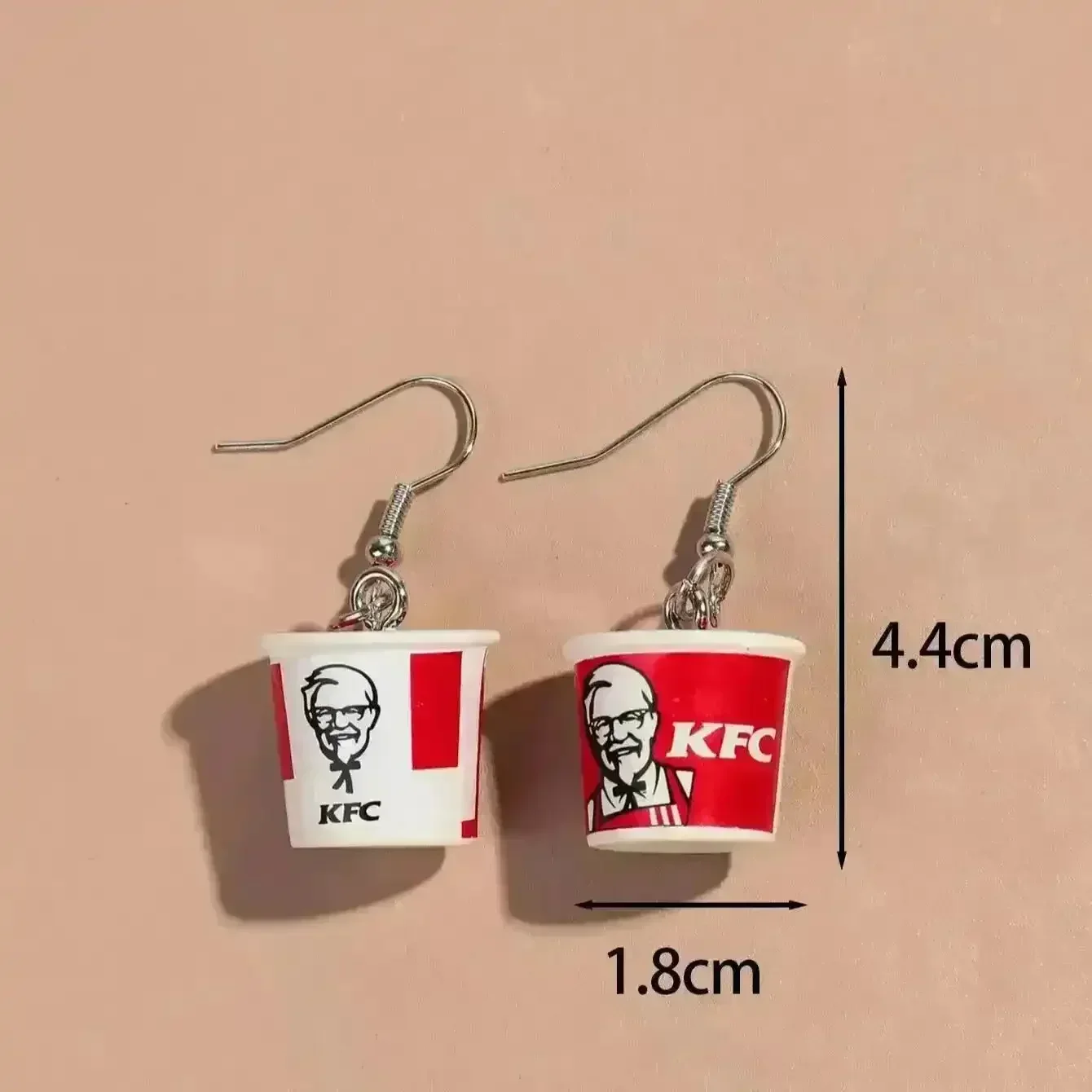 3D KFC Dangle Earrings - Image 8