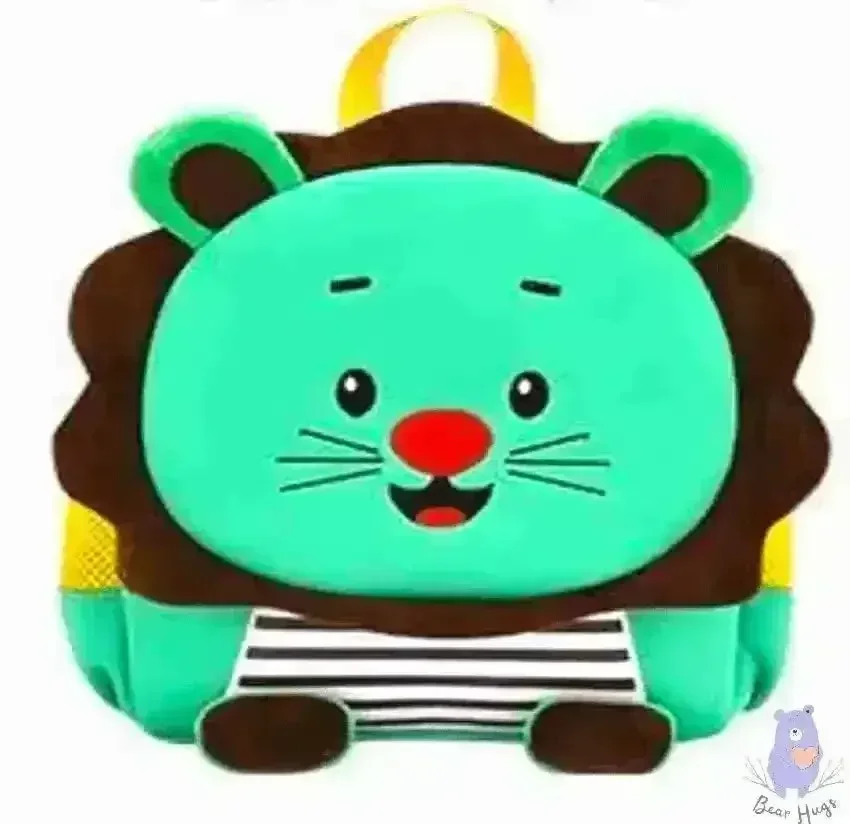 3D Lion Cub Kindergarten Kids Backpack - Image 3