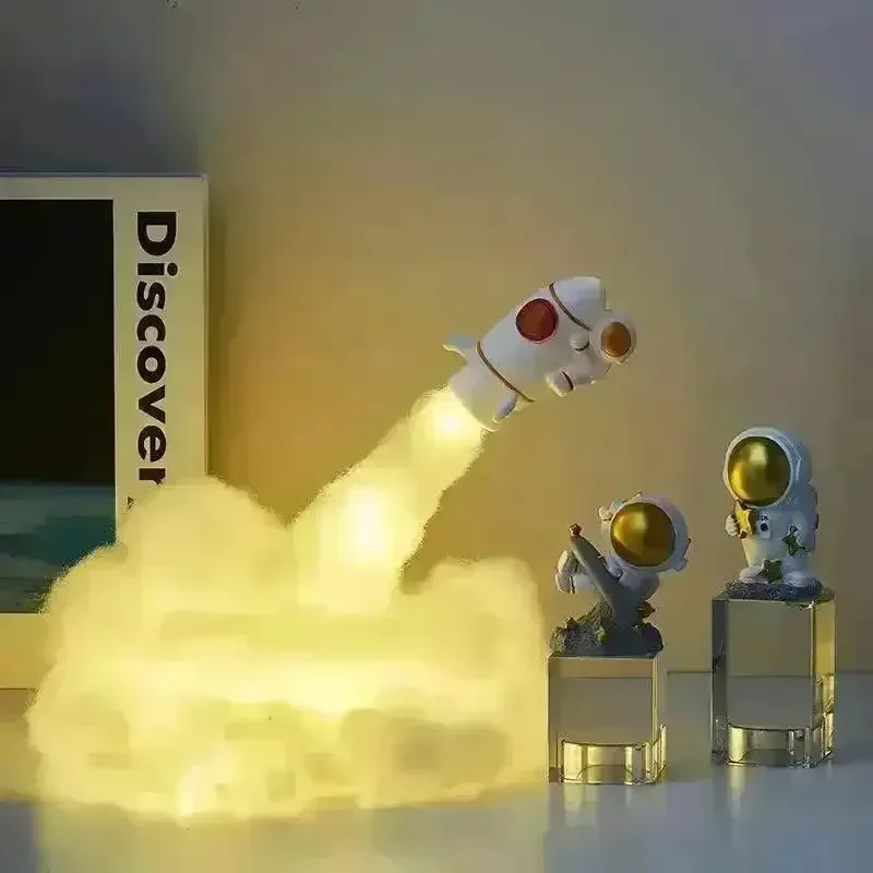 3D Mini Rocket Night Lamp - Image 2