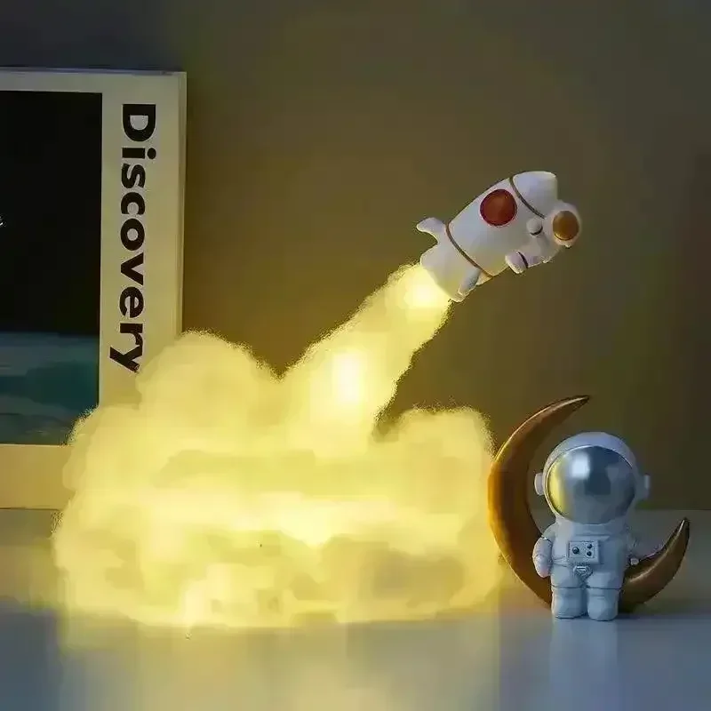 3D Mini Rocket Night Lamp - Image 5