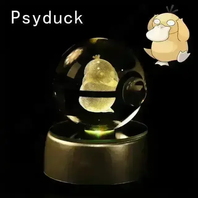 3D Pokimoen Crystal Pokeball Night Lamp - Image 15