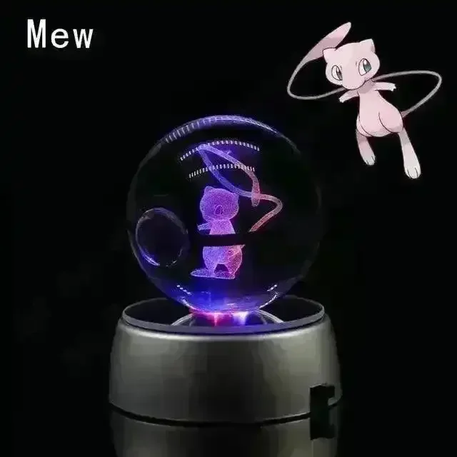 3D Pokimoen Crystal Pokeball Night Lamp - Image 17