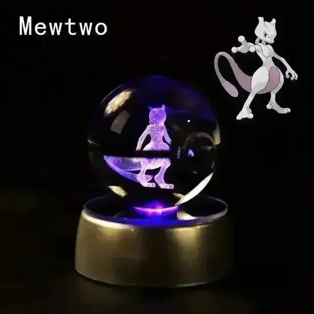 3D Pokimoen Crystal Pokeball Night Lamp - Image 24