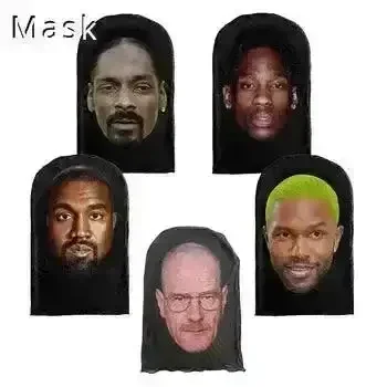 3D Printed Celebrity Full Face Mask - Image 3