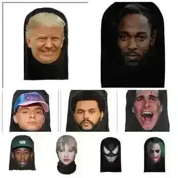 3D Printed Celebrity Full Face Mask - Image 5