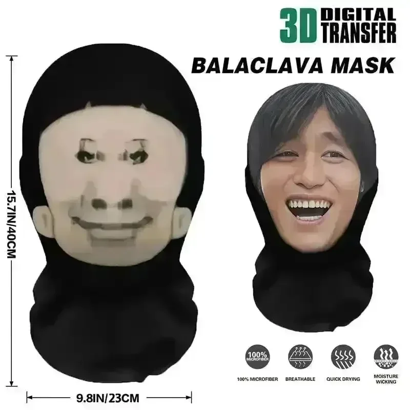 3D Printed Celebrity Full Face Mask - Image 6