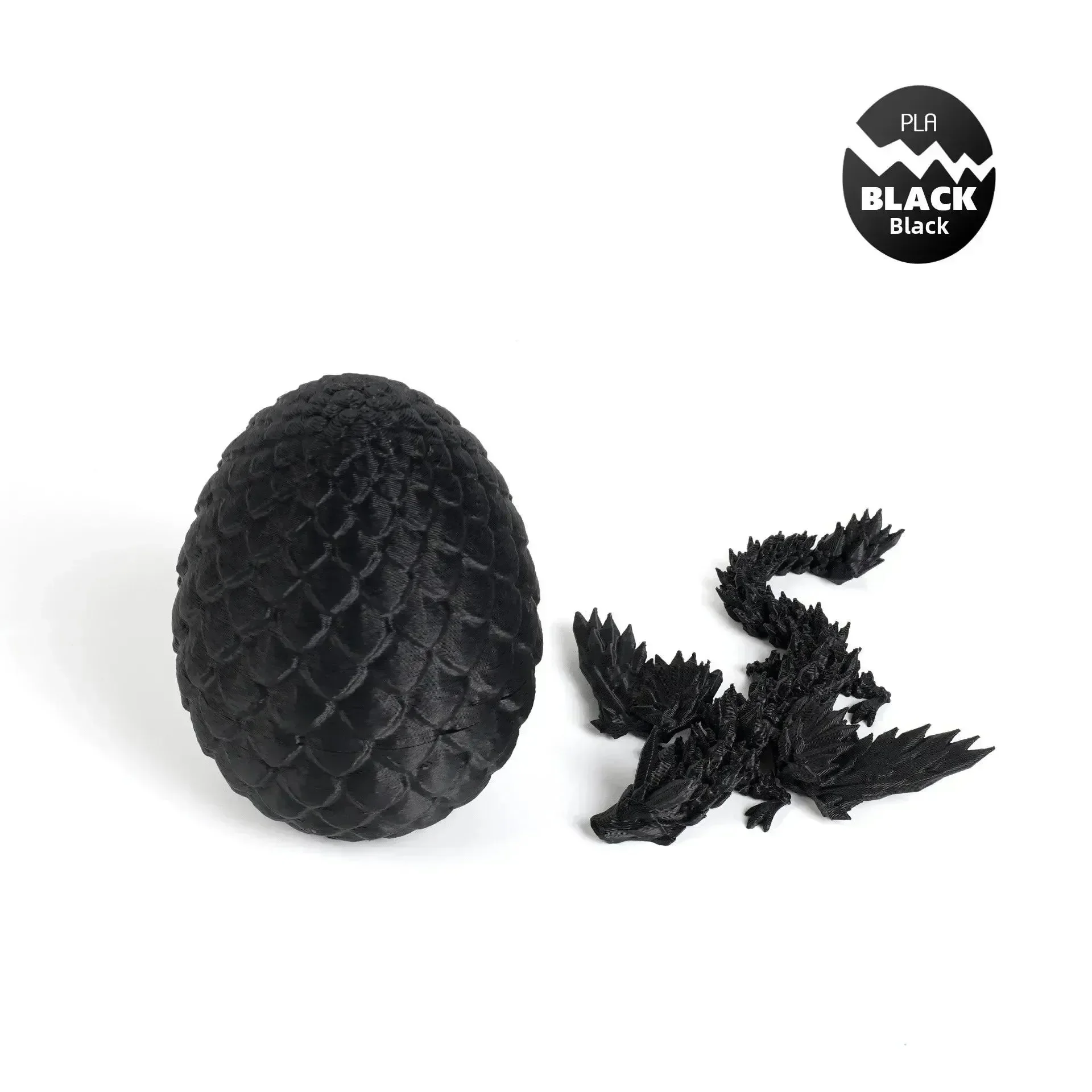 3D Printed Gradient Flying Dragon With Egg - Image 28