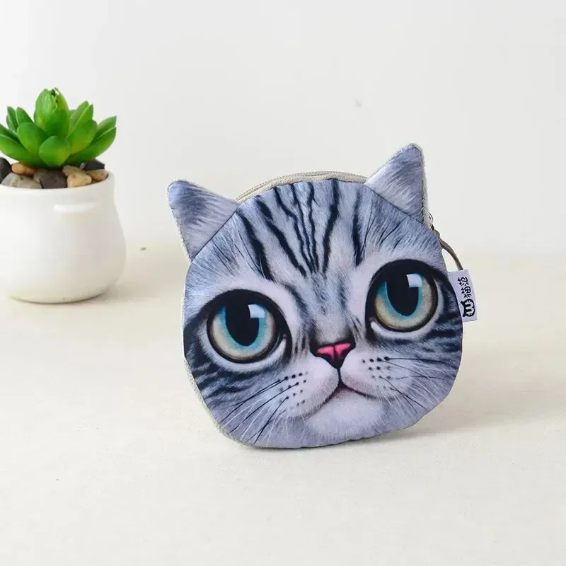 3D Realistic Cat Face Coin Purse - Image 11