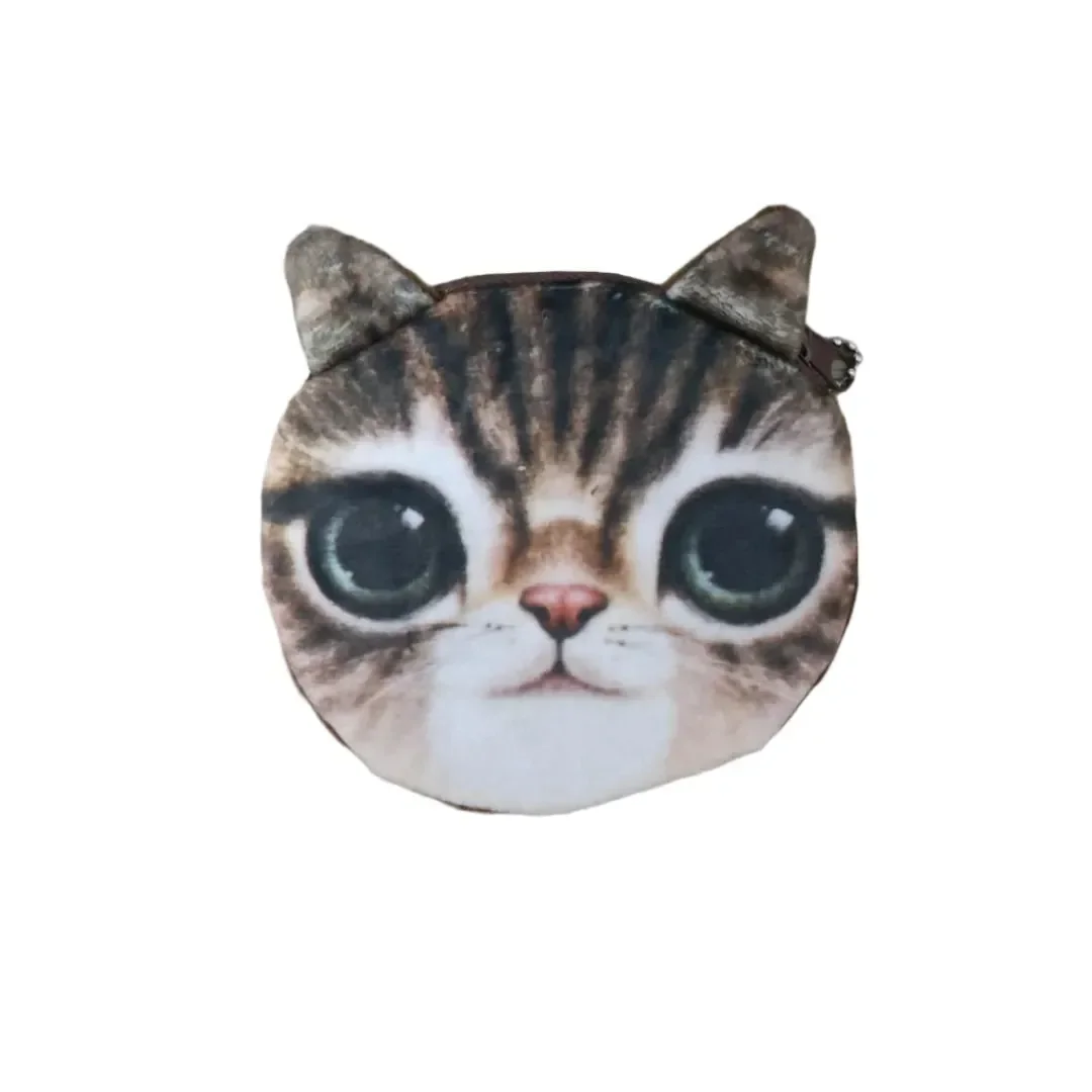 3D Realistic Cat Face Coin Purse - Image 16