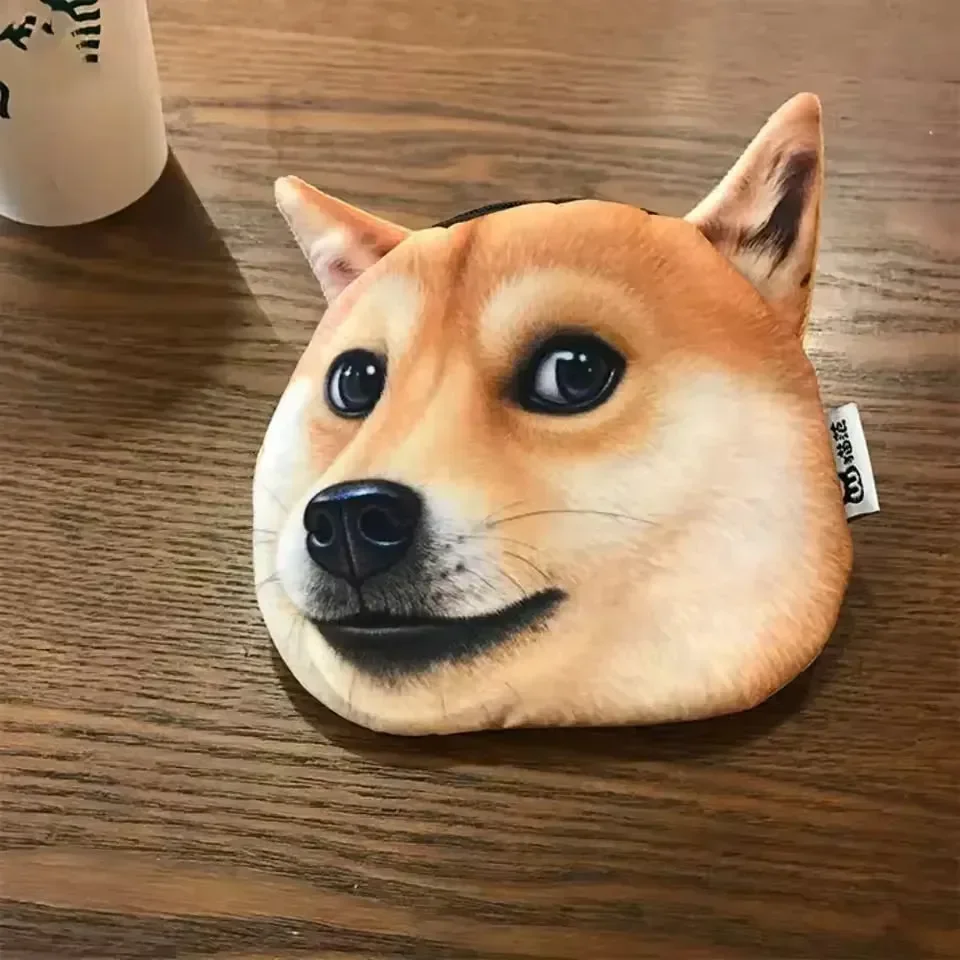 3D Realistic Dog Face Coin Purse - Image 12