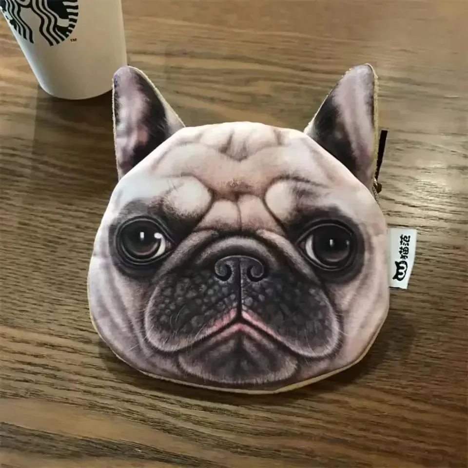 3D Realistic Dog Face Coin Purse - Image 8
