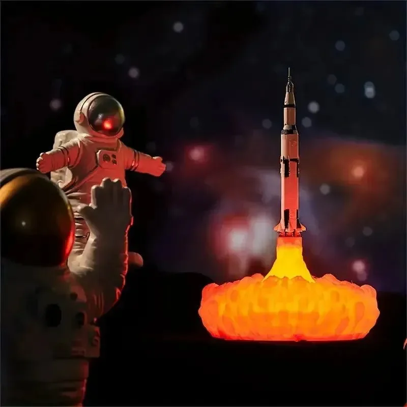 3D Rocket Spaceship Night Light - Image 11