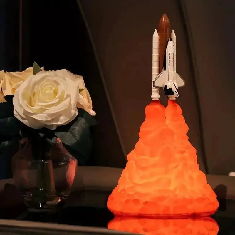 3D Rocket Spaceship Night Light - Image 9