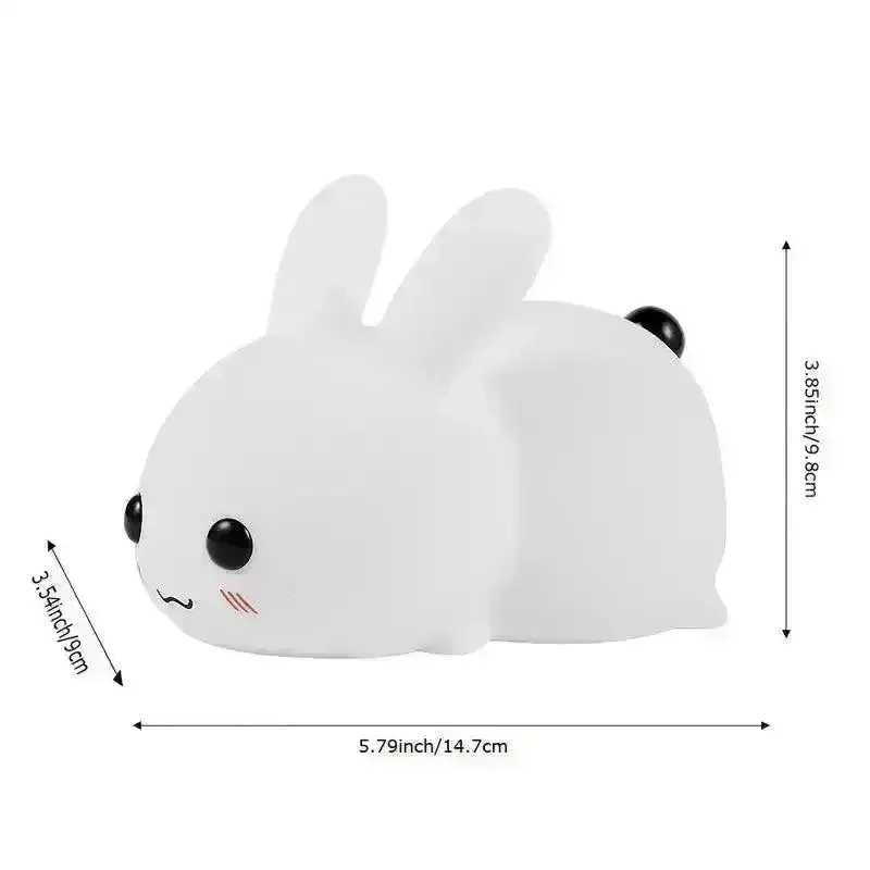 3D Silicon Cute Rabbit Night Lamp - Image 13