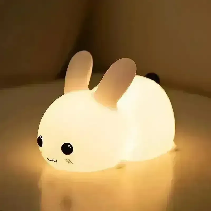 3D Silicon Cute Rabbit Night Lamp - Image 4