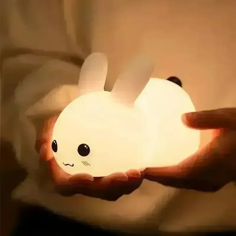 3D Silicon Cute Rabbit Night Lamp - Image 5