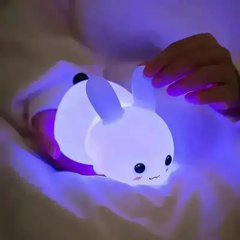 3D Silicon Cute Rabbit Night Lamp - Image 6