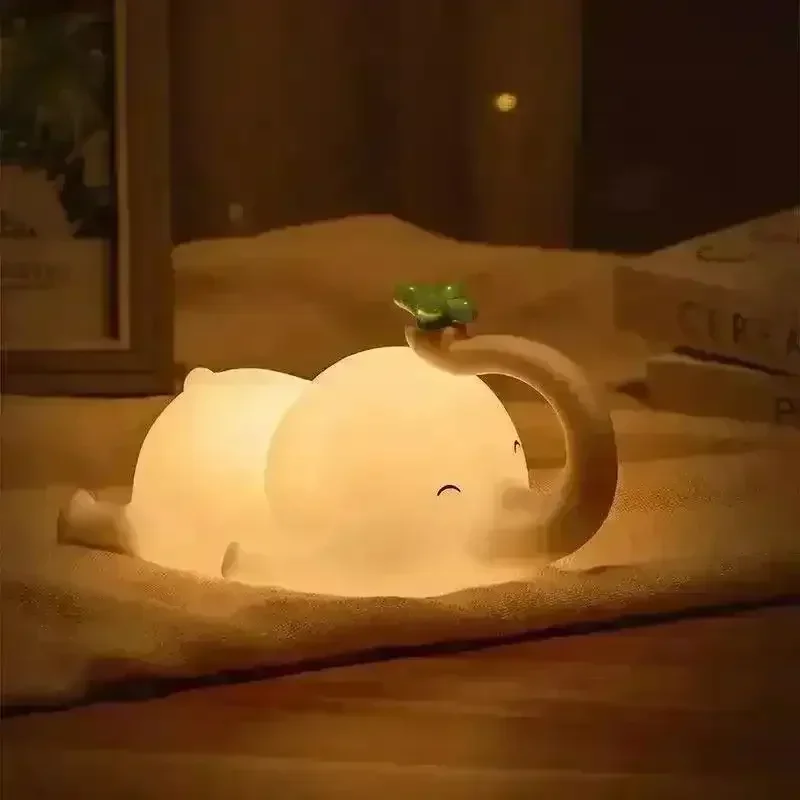 3D Silicon Elephant Night Lamp - Image 6