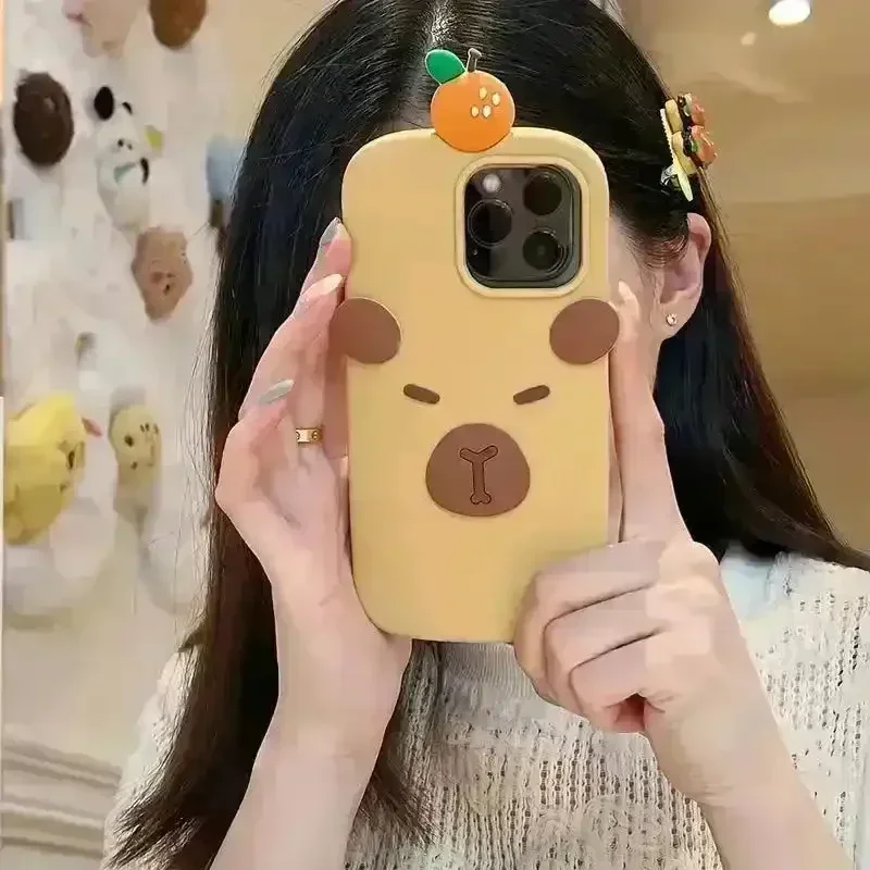 3D Sleepy Bear Phone Case (For iPhones) - Image 3