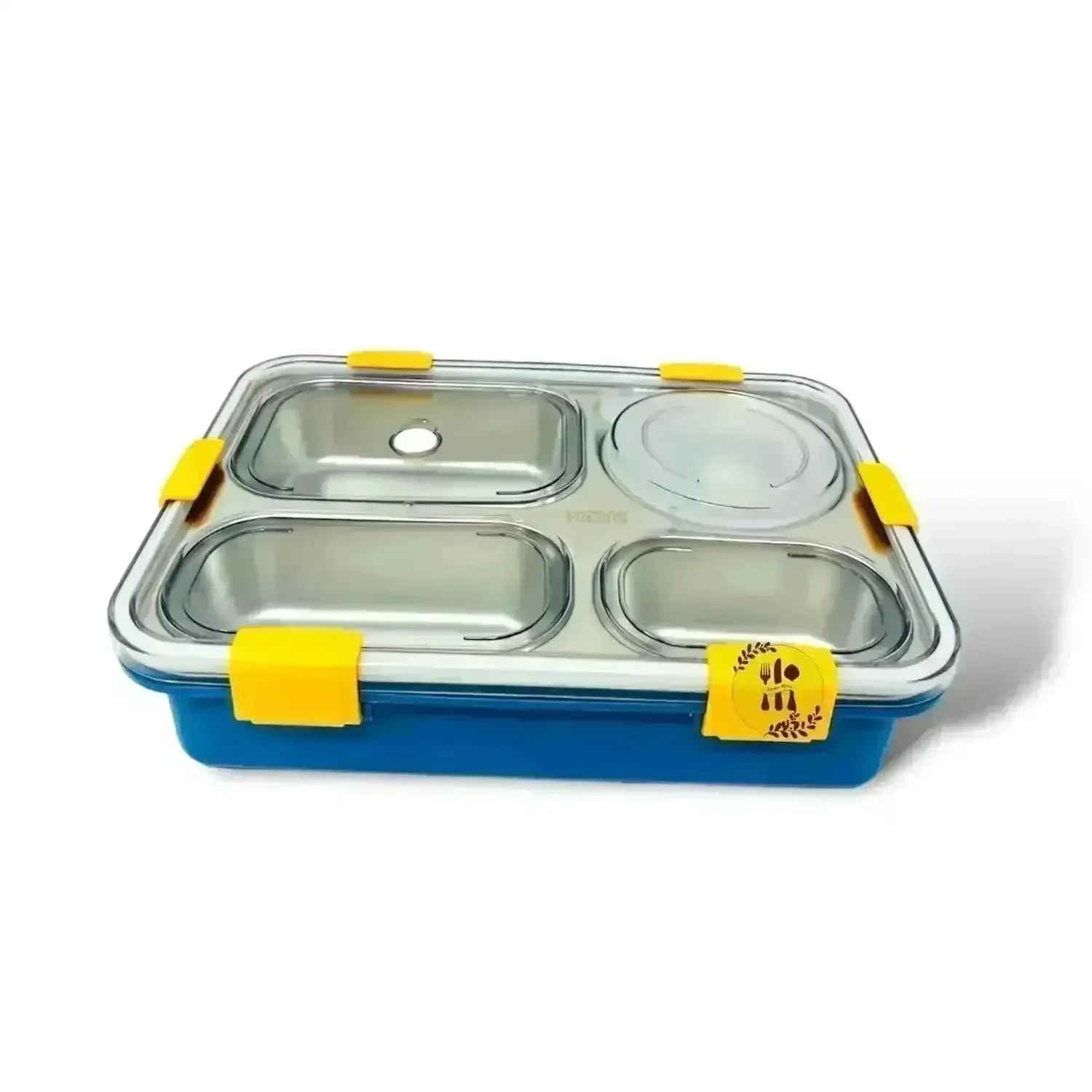 4 Compartment Insulated Steel Lunch Box (900 ml) - Image 13