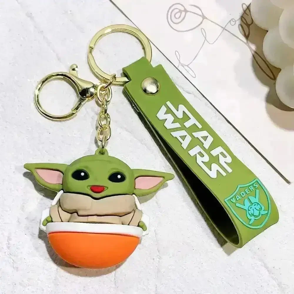 Adorable Baby Yoda 3D Keychain - Image 5