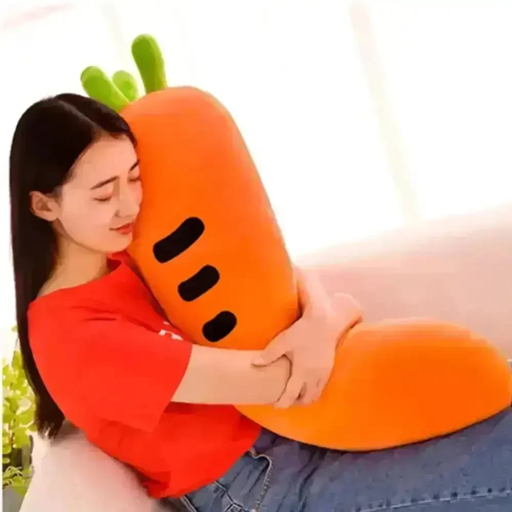 Adorable Carrot Shape Plush Pillow (60 cm) - Image 5