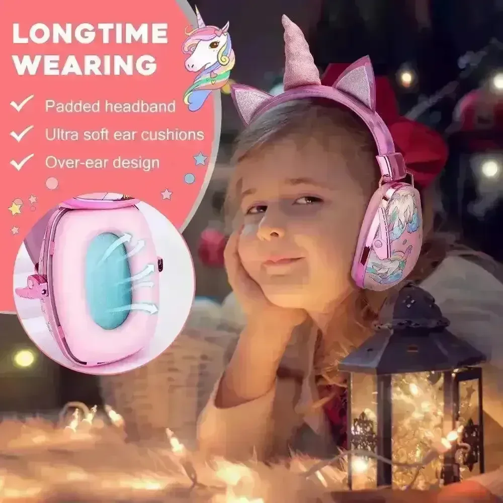 Adorable Dino and Unicorn Earmuffs For Kids - Image 5